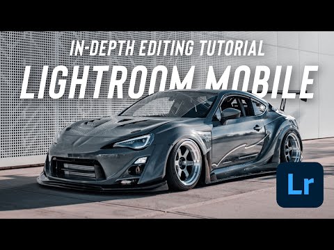 Car Photography Editing MADE SIMPLE in Lightroom Mobile