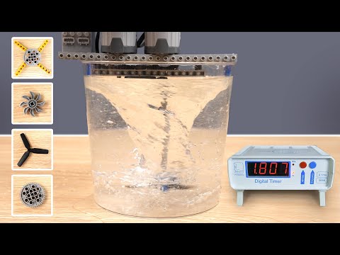 Making the FASTEST Water Vortex with LEGO Motors!