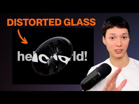 How to Make a 3D Glass Effect using Three.js and Next.js