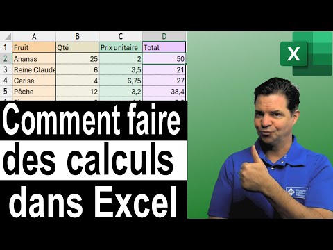 Utiliser le contenu des cellules dans les calculs Excel