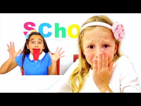 Nastya y amigos dulce desafío en la escuela para los niños