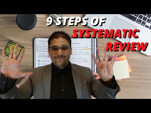 9 Steps of Systematic Review- By Dr. Hassaan Tohid