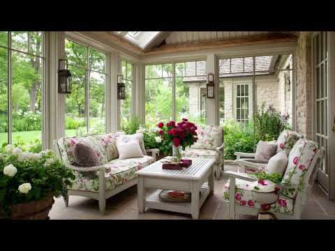 Small Green English Country Cottage 🏡 Shabby Chic Touches & Vintage Decor Inspiration