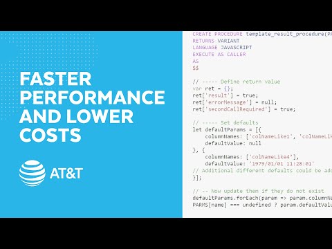 How AT&T's Migration Resulted in Faster Performance with Lower Cost