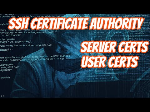 SSH Certificate Authority: Servers Certs and User certs LPIC-3 303