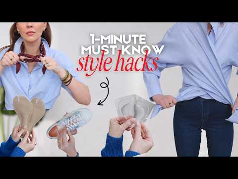 13 MUST-KNOW✨ Fashion Hacks so you ALWAYS look good in under ONE MINUTE! 🔥