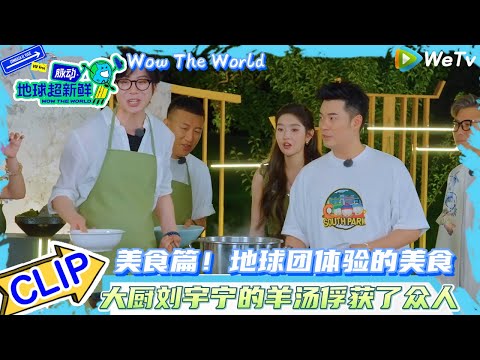 【地球超新鲜】CLIP：大厨刘宇宁的羊汤俘获了众人！ |Wow The World#地球超新鲜#孙红雷#李乃文 #刘宇宁#陈星旭#王玉雯 #龚俊  #林一