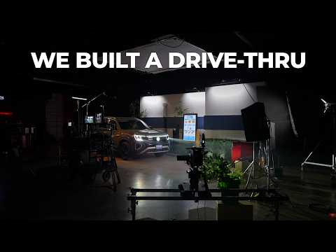 We Built A Drive-Thru In Our Studio - Behind The Scenes Commercial