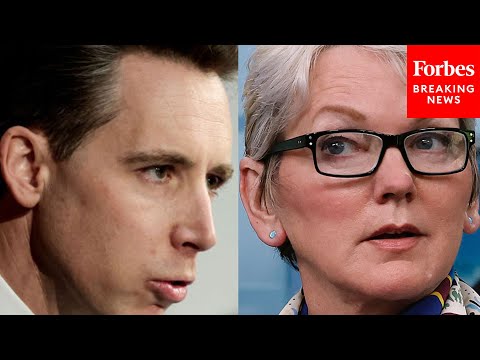 'How Can You Say That?': Josh Hawley Presses Jennifer Granholm In Hearing