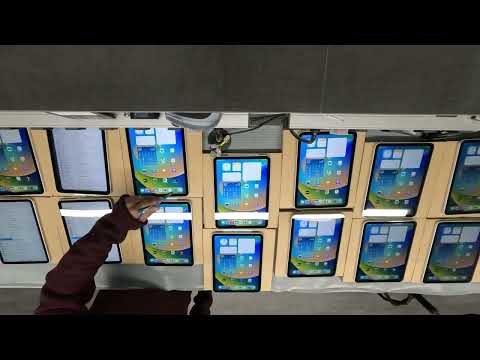 Configuring some iPads (Time Lapse)