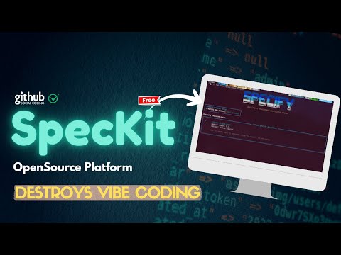 GitHub SpecKit DESTROYS Vibe Coding -  Build Better Apps Using Spec-Driven Development