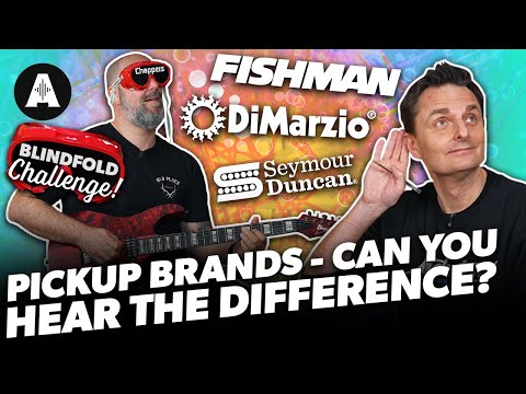 Blindfold Pickup Challenge - Can You Really Hear a Pickup Brand?