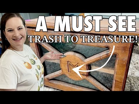 Thrift store makeover • DIY Trash to treasure  & Styling My Thrifted Finds | Thrift Haul Makeover!