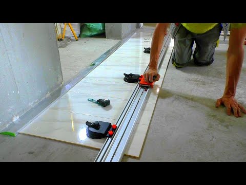 Быстрая и точная нарезка плитки! Дешёвый плиткорез для большой плитки! DLT Slim System Cutter!