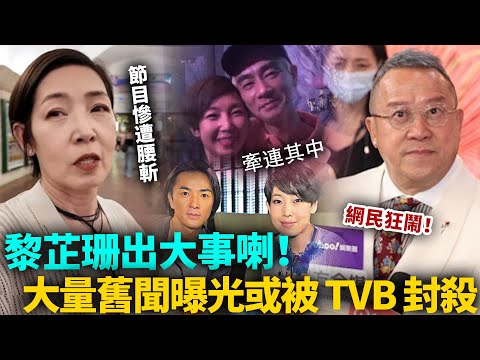 完咗！黎芷珊被TVB封殺！大量舊聞被搬出遭網民狂鬧，牽連陳小春、鄭伊健等多位藝人！#黎芷珊 #港圈日報