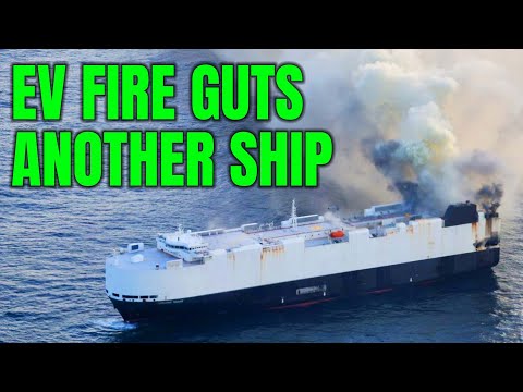 A week-long EV fire claims another giant ship | Auto Expert John Cadogan