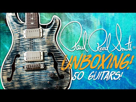 50 PRS Guitars Unboxed: Our Biggest PRS Unboxing Of All Time!