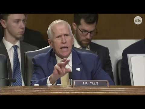 Thom Tillis grills Kristi Noem at hearing over ICE tactics and explains call for her resignation