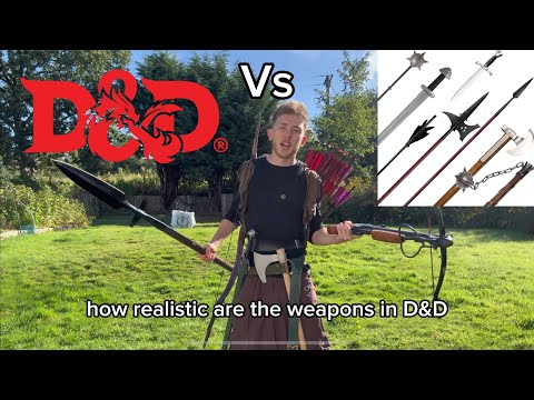 D&D weapons vs reality