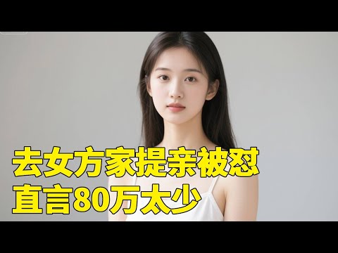 男方去女方家提亲被怼出来，直言80万太少，放出狠话你不娶有人娶！