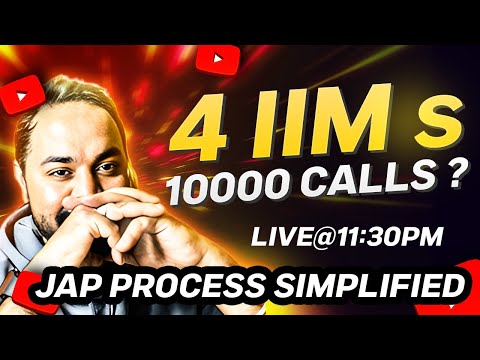 JAP IIM Process ? | 4 IIMs Selection Criteria | IIM Raipur | IIM Ranchi | IIM Trichy | IIM Kashipur