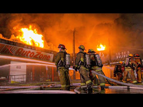LAFD Major Emergency Structure Fire: FS27 (Hollywood)