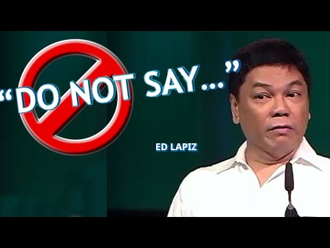 MGA BAGAY NA DI BINABANGGIT/SINASABI - DO NOT SAY