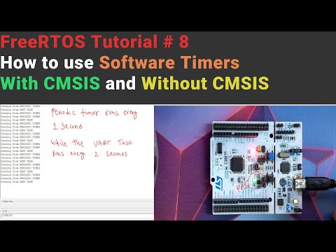 FreeRTOS Tutorial 8 || Software Timers || STM32 || W/O CMSIS