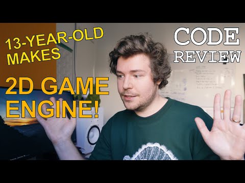 2D Game Engine by 13-YEAR-OLD! // Code Review