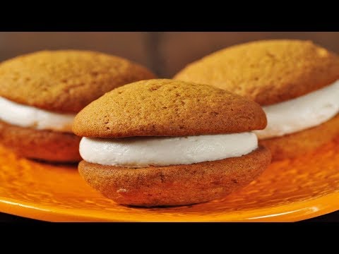 Pumpkin Whoopie Pies Recipe Demonstration - Joyofbaking.com