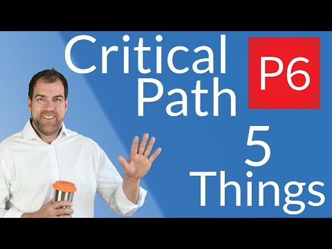 Critical Path Analysis in P6 - 5 Things I Wish I Knew Earlier