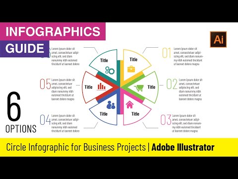 Illustrator Tutorial: Six Options Infographic for Business Projects @InfographicsGuide