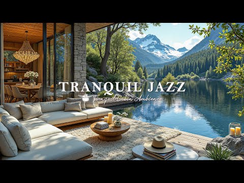 Tranquil Jazz In Lakeside | Smooth Jazz Melodies In Calm Lake Ambience For Relaxing & Focus Working