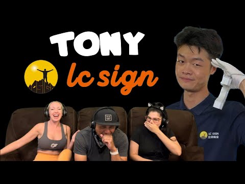 TONY From LC Sign - The Most Viral Man On The Internet Right Now | Reaction!