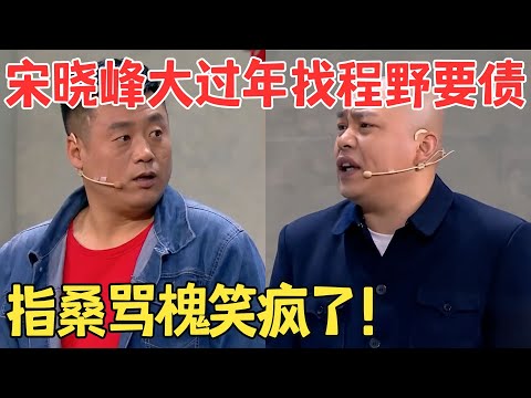 宋晓峰大过年上门找程野要债,各种内涵指桑骂槐,程野一句话全场笑喷了！ #欢笑喜剧人