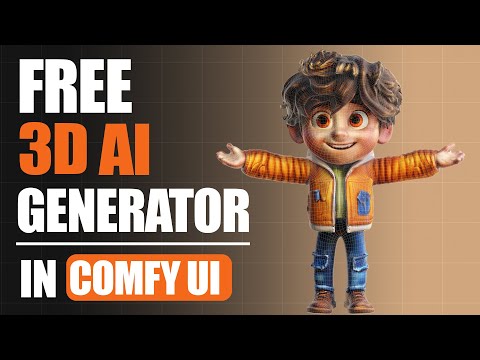 Generate UNLIMITED 3D AI Models for FREE with Hunyuan3D in ComfyUI
