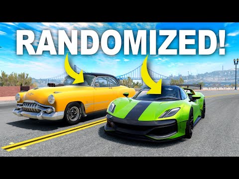 BeamNG, but the cars are RANDOMIZED!