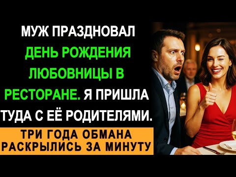 Муж Праздновал День Рождения Любовницы В Ресторане. Я Устроила Им Сюрприз С Её Родителями