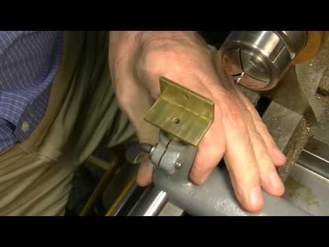 James A. Lea, The Village Clockmaker. #22 Repivoting a contrate wheel arbor.