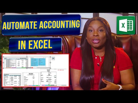 How to Automate Accounting Ledger, Trial Balance, Income Statement, and Balance Sheet in Excel