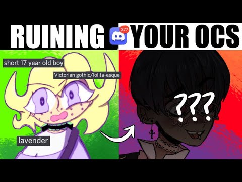 obliterating my subscriber's OCs // TEXT ONLY OC DRAWING CHALLENGE