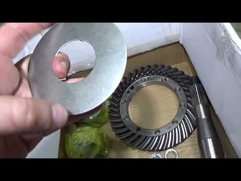 UAZ Spicer axle repair. Final drive adjustment.