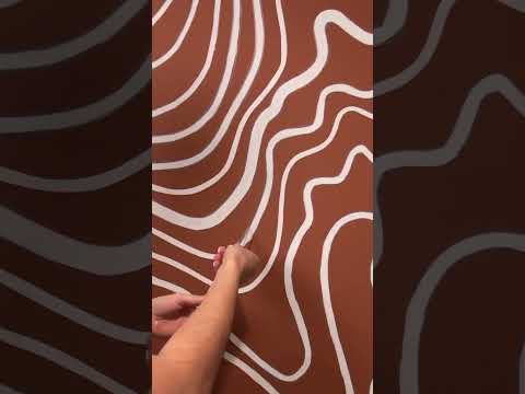 Painting a mural in my office #homeoffice #desksetup  #tech