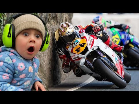 😵 Little Kids & Fans SHOCKED at ISLE OF MAN TT | Dangerous Near-Death Moments & CRAZIEST Reactions