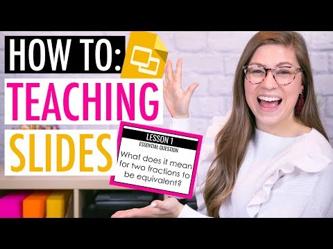 How I Make My Google Slides for Teaching | Top Requested Video!