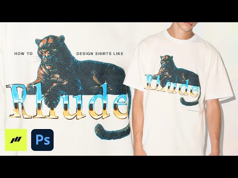 How to Design Shirts Like RHUDE | Photoshop Streetwear Tutorial 2023