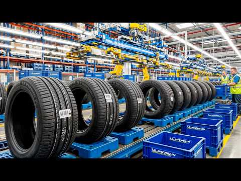 ¿Cómo se Hacen Llantas con 200 Componentes? ¡El SECRETO de la TECNOLOGÍA Michelin! 🚗⚙️