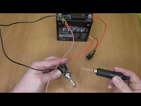 Работа со светодиодной контролькой