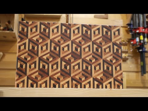 Mind-Blowing 3D Cutting Board: Cubes Within a Cube (Plans Available!)