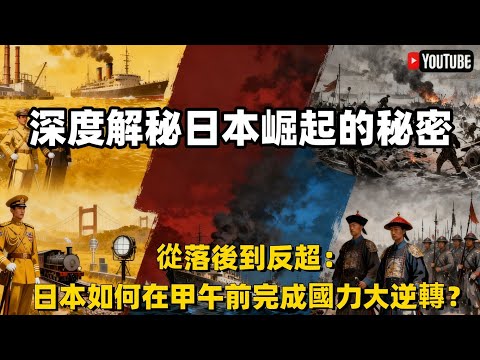 ［東瀛鏡鑒•中日歷史對話］深度解密日本崛起的秘密：從落後到反超，日本如何在甲午前完成國力大逆轉？（總第52期）